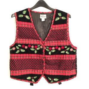 Vintage Tantrums Vest, Ugly Christmas Sweater XL